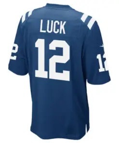 Andrew Luck Indianapolis Colts Nike Team Game Jersey - Royal/White - Image 3