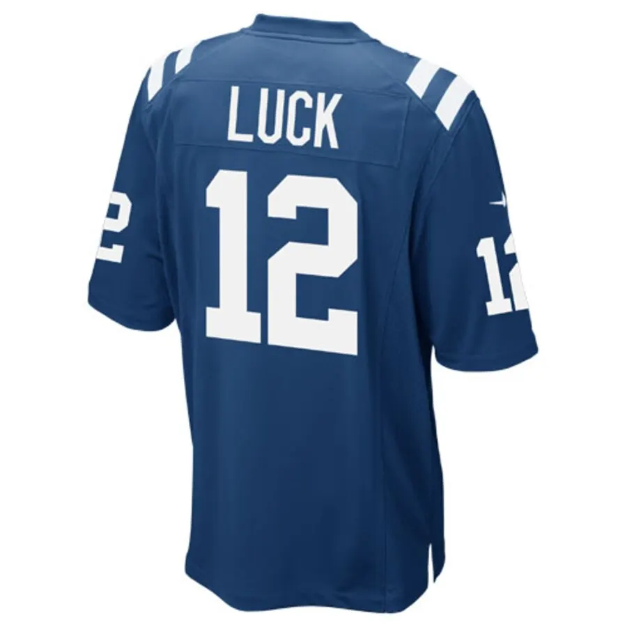 Andrew Luck Indianapolis Colts Nike Team Game Jersey - Royal/White - Image 3