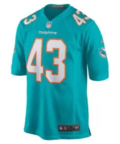 Andrew Van Ginkel Miami Dolphins Nike Game Jersey - Aqua - Image 3