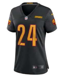 Antonio Gibson Washington Commanders Nike Women's Alternate Game Player Jersey - Black - Image 3