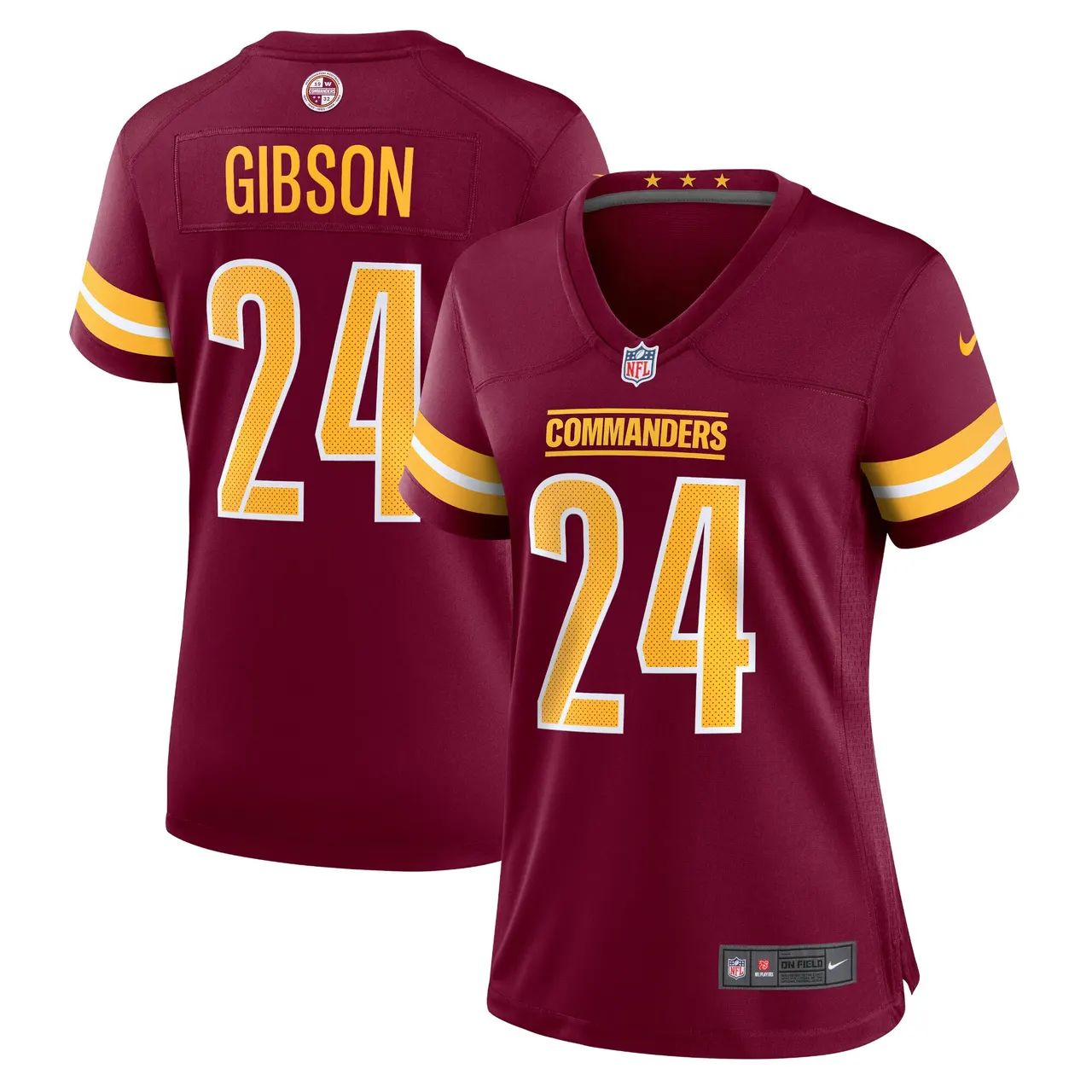 Antonio Gibson Washington Commanders Nike Women's Alternate Game Player Jersey - Black - Image 5