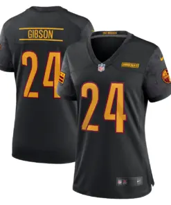 Alternative view of Antonio Gibson Washington Commanders Nike Women's Alternate Game Player Jersey - Black