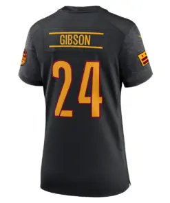Antonio Gibson Washington Commanders Nike Women's Alternate Game Player Jersey - Black - Image 4