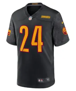Antonio Gibson Washington Commanders Nike Youth Alternate Game Jersey - Black - Image 3
