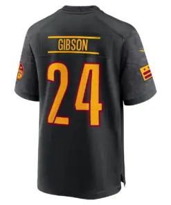 Antonio Gibson Washington Commanders Nike Youth Alternate Game Jersey - Black - Image 4
