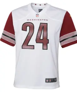 Antonio Gibson Washington Commanders Nike Youth Alternate Game Jersey - Black - Image 9