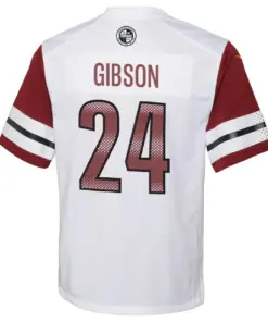 Antonio Gibson Washington Commanders Nike Youth Alternate Game Jersey - Black - Image 10