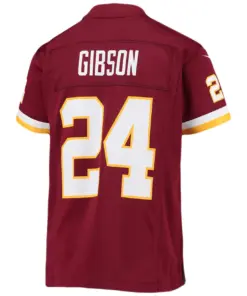 Antonio Gibson Washington Commanders Nike Youth Team Game Jersey - Burgundy - Image 4