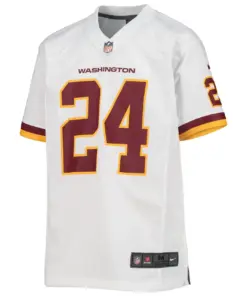 Antonio Gibson Washington Commanders Nike Youth Team Game Jersey - White - Image 3