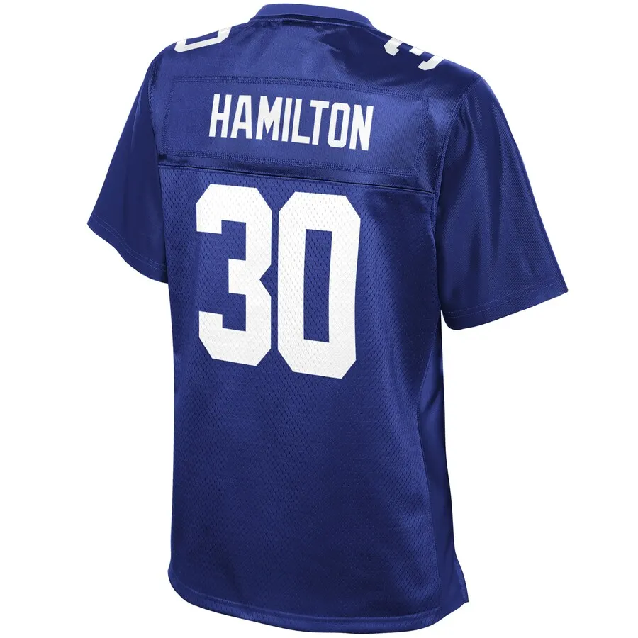 Antonio Hamilton New York Giants NFL Pro Line Women's Team Player Jersey - Royal Blue - Image 3