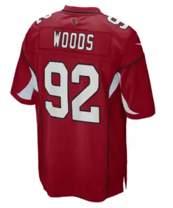 Antwaun Woods Arizona Cardinals Nike Game Player Jersey - Cardinal - Image 4