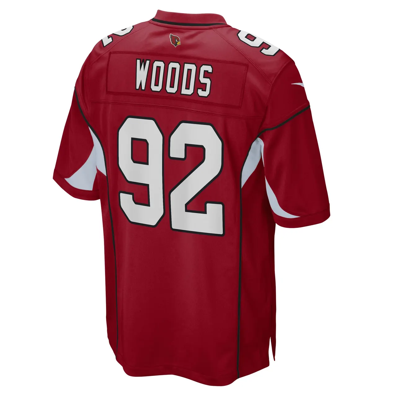 Antwaun Woods Arizona Cardinals Nike Game Player Jersey - Cardinal - Image 4