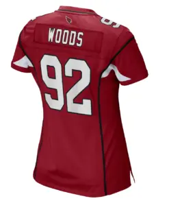 Antwaun Woods Arizona Cardinals Nike Women's Game Player Jersey - Cardinal - Image 4