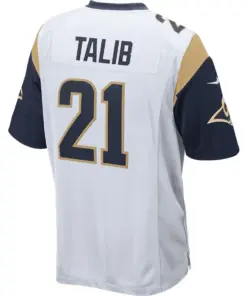 Aqib Talib Los Angeles Rams Nike Game Jersey - White - Image 3