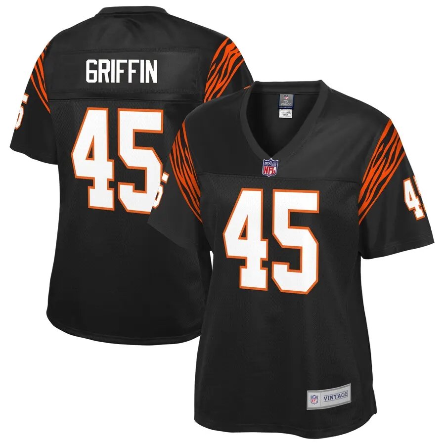Archie Griffin Cincinnati Bengals NFL Pro Line Women's Retired Player Replica Jersey - Black