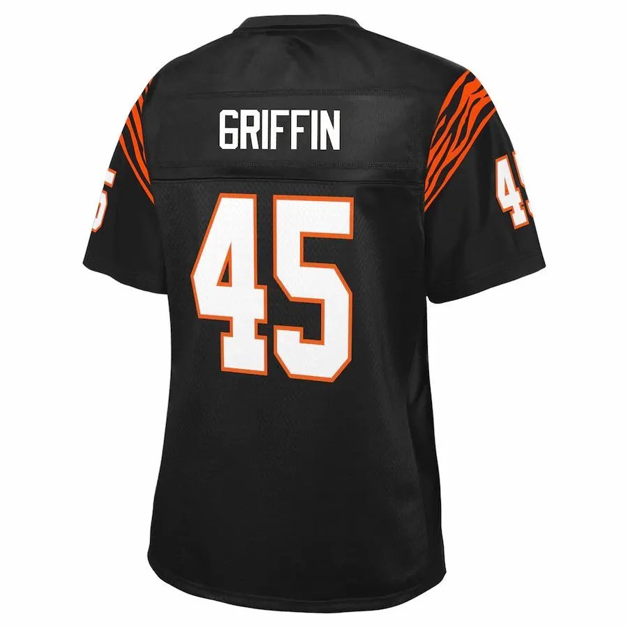 Archie Griffin Cincinnati Bengals NFL Pro Line Women's Retired Player Replica Jersey - Black - Image 3