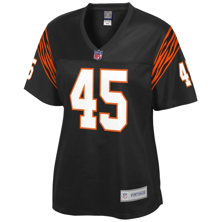 Archie Griffin Cincinnati Bengals NFL Pro Line Women's Retired Player Replica Jersey - Black - Image 2