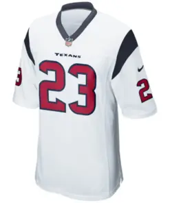 Alternative view of Arian Foster Houston Texans Nike Youth Game Jersey - White