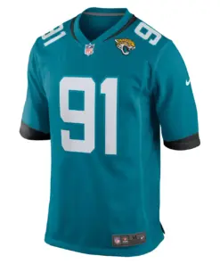 Alternative view of Arik Armstead Jacksonville Jaguars Nike Team Game Jersey - Teal
