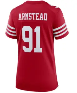Arik Armstead San Francisco 49ers Nike Women's Player Game Jersey - White - Image 7