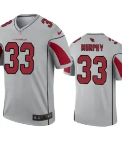 Byron Murphy Arizona Cardinals Nike Inverted Legend Jersey - Grey