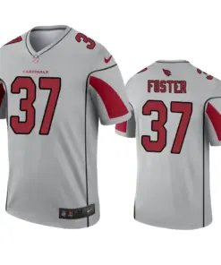 D.J. Foster Arizona Cardinals Nike Inverted Legend Jersey - Grey