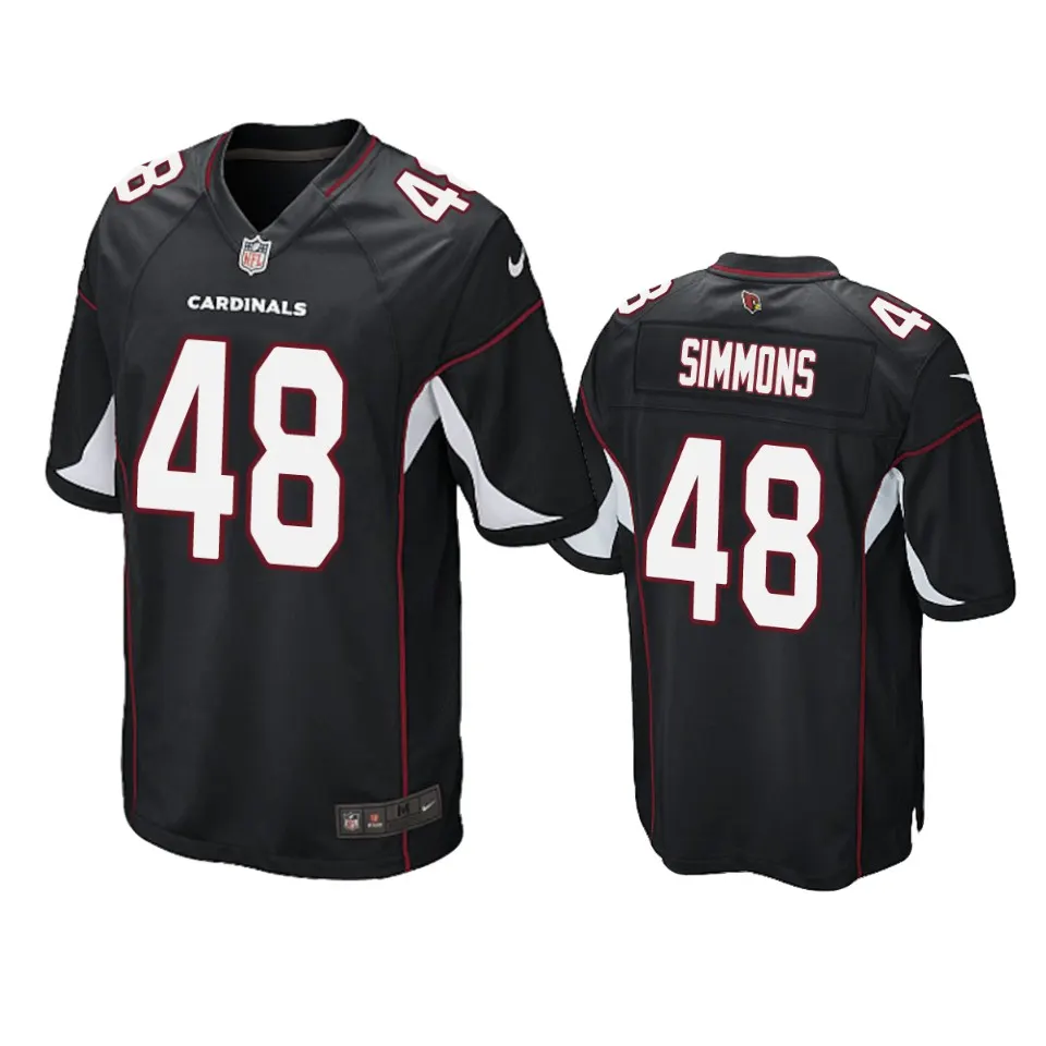 Isaiah Simmons Arizona Cardinals Nike 2020 Alternate NFL Draft Game Jersey - Black