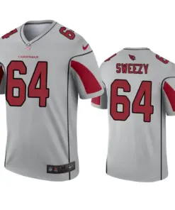 J.R. Sweezy Arizona Cardinals Nike Inverted Legend Jersey - Grey