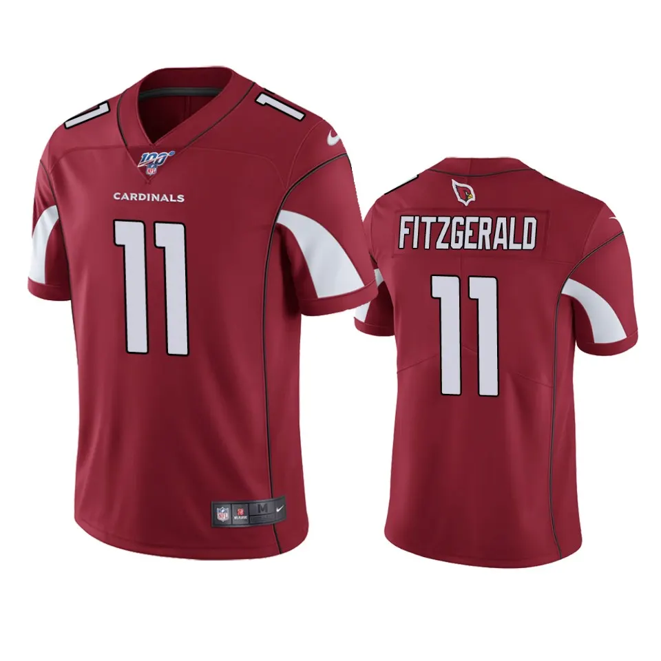 Larry Fitzgerald Arizona Cardinals Nike 100th Season Vapor Limited Jersey - Maroon