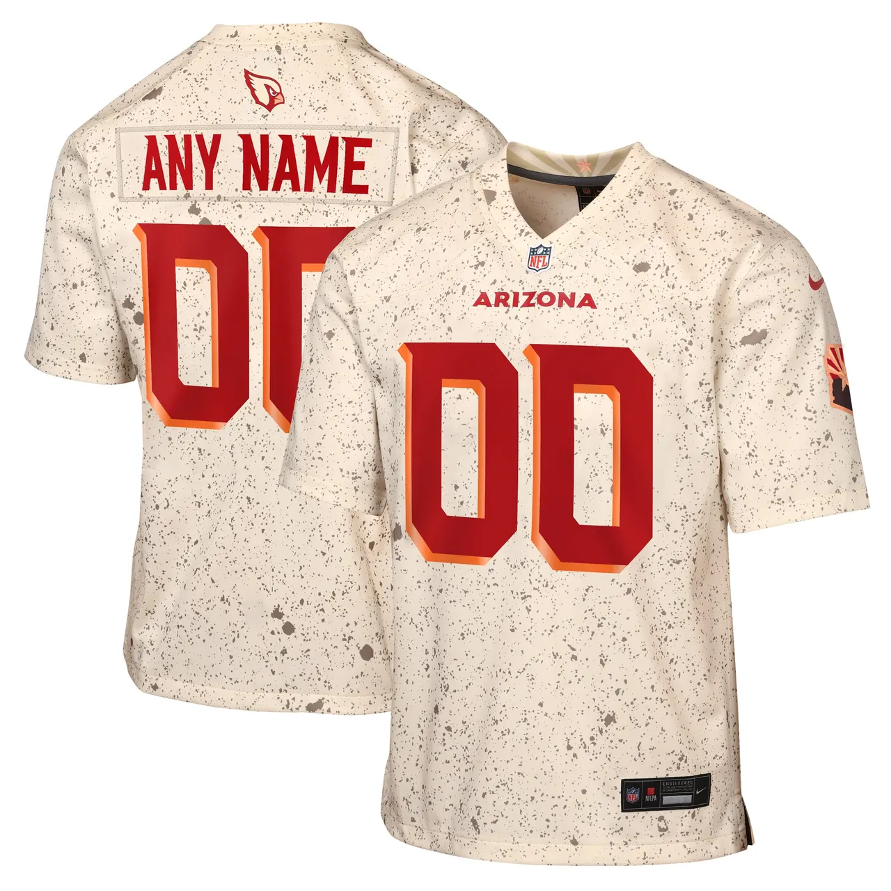 Arizona Cardinals Nike Youth Rivalries Collection Custom Game Jersey