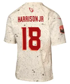 Marvin Harrison Jr. Arizona Cardinals Nike Youth Rivalries Collection Game Jersey - Cream - Image 3