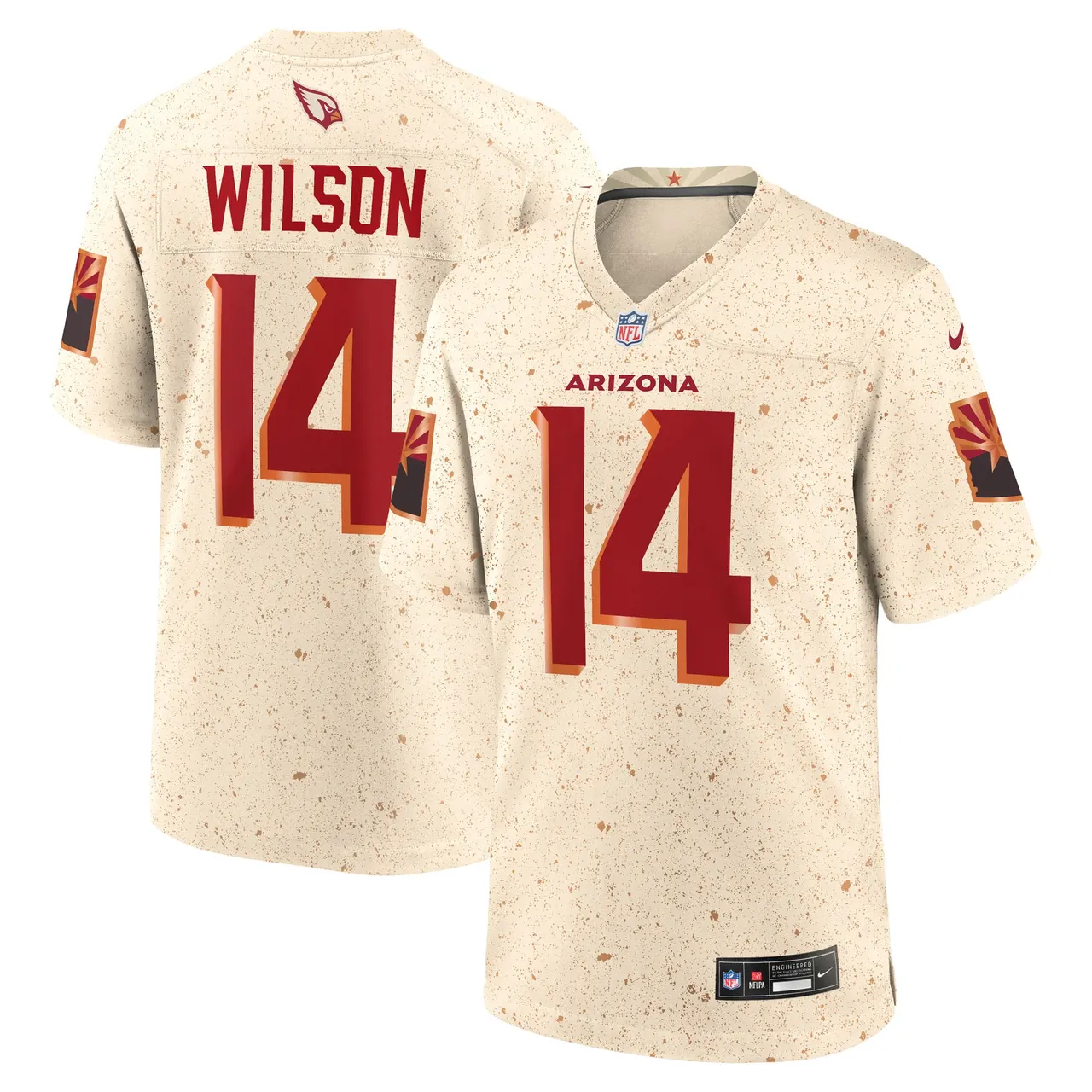 Michael Wilson Arizona Cardinals Nike Rivalries Collection Game Jersey - Natural - Michael Wilson Mens - Cream