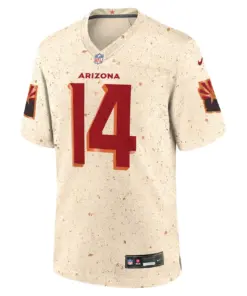 Alternative view of Michael Wilson Arizona Cardinals Nike Rivalries Collection Game Jersey - Natural - Michael Wilson Mens - Cream