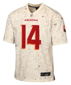 Alternative view of Michael Wilson Arizona Cardinals Nike Youth Rivalries Collection Game Jersey - Natural - Michael Wilson - Natural