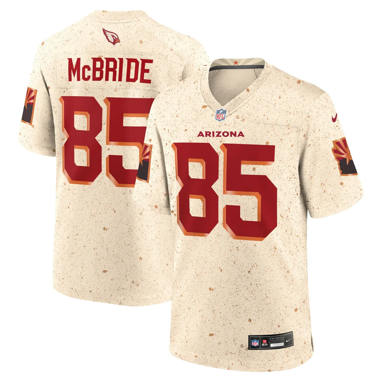 Trey McBride Arizona Cardinals Nike Rivalries Collection Game Jersey - Natural - Trey McBride Mens - Cream