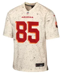 Alternative view of Trey McBride Arizona Cardinals Nike Youth Rivalries Collection Game Jersey - Natural - Trey McBride - Cream