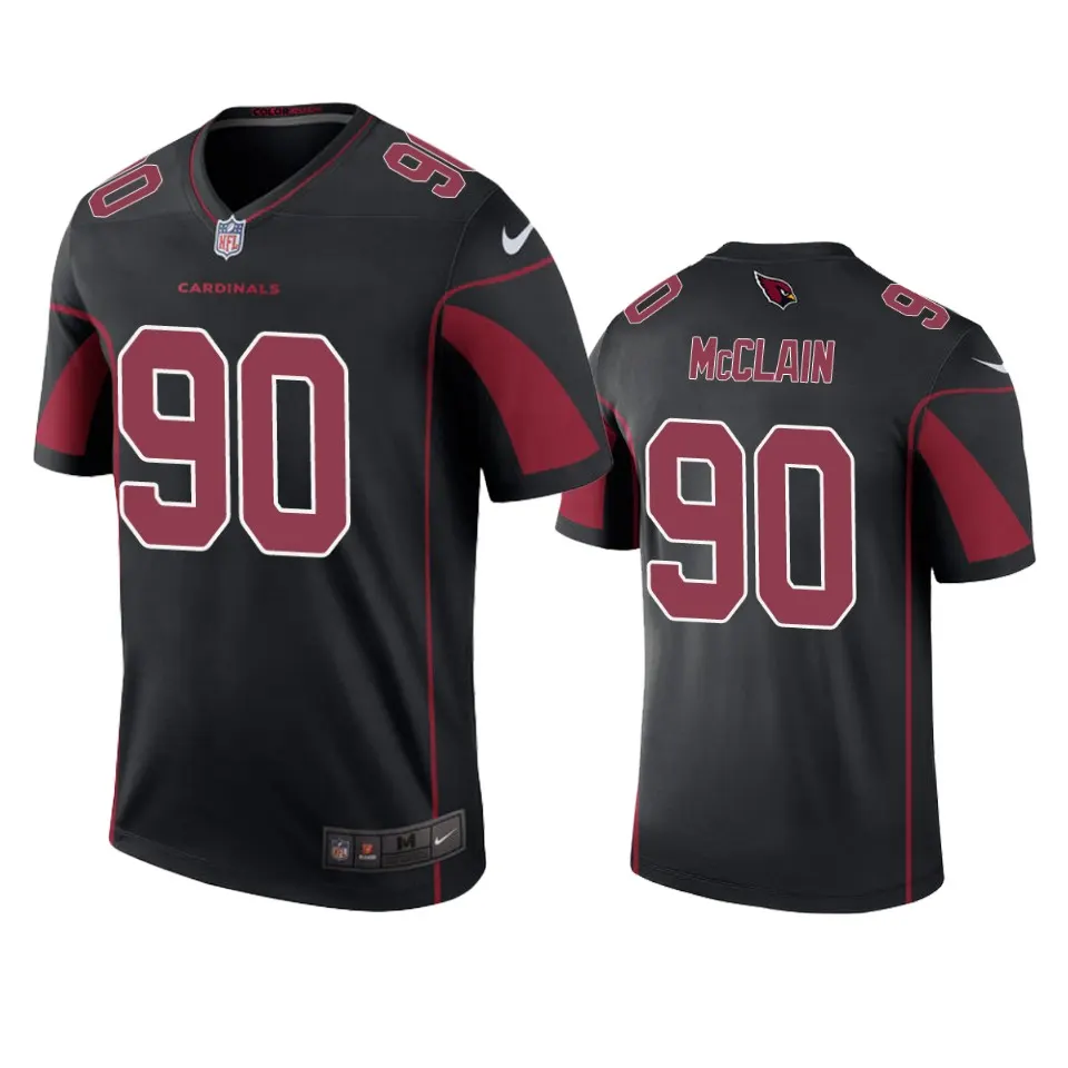 Terrell McClain Arizona Cardinals Nike Color Rush Legend Jersey - Anthracite