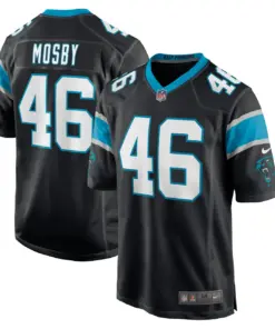 Alternative view of Arron Mosby Carolina Panthers Nike Game Player Jersey - Black