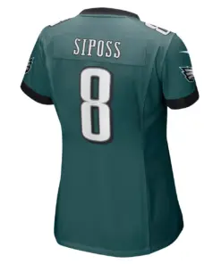 Arryn Siposs Philadelphia Eagles Nike Women's Game Jersey - Midnight Green - Image 4