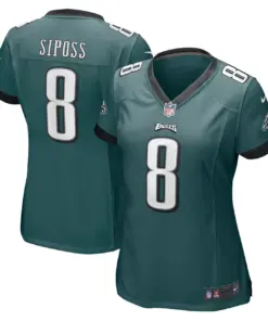 Arryn Siposs Philadelphia Eagles Nike Women's Game Jersey - Midnight Green - Image 2