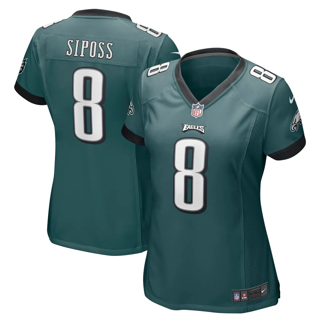 Arryn Siposs Philadelphia Eagles Nike Women's Game Jersey - Midnight Green - Image 2