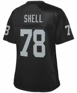 Art Shell Las Vegas Raiders NFL Pro Line Women's Retired Player Replica Jersey - Black - Image 3