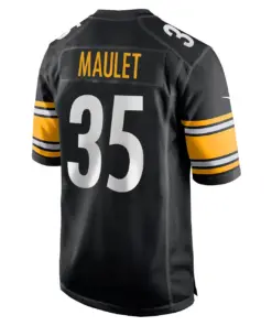 Arthur Maulet Pittsburgh Steelers Nike Game Jersey - Black - Image 4