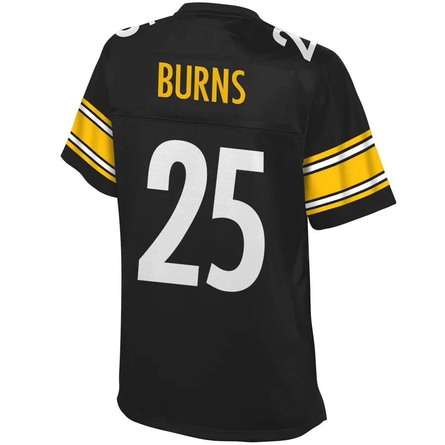 Artie Burns Pittsburgh Steelers NFL Pro Line Women's Player Jersey - Black - Image 3