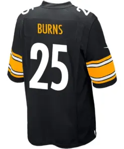 Artie Burns Pittsburgh Steelers Nike Game Jersey - Black - Image 3