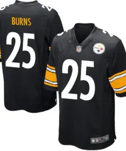 Artie Burns Pittsburgh Steelers Nike Game Jersey - Black