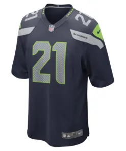 Artie Burns Seattle Seahawks Nike Game Player Jersey - College Navy - Image 3