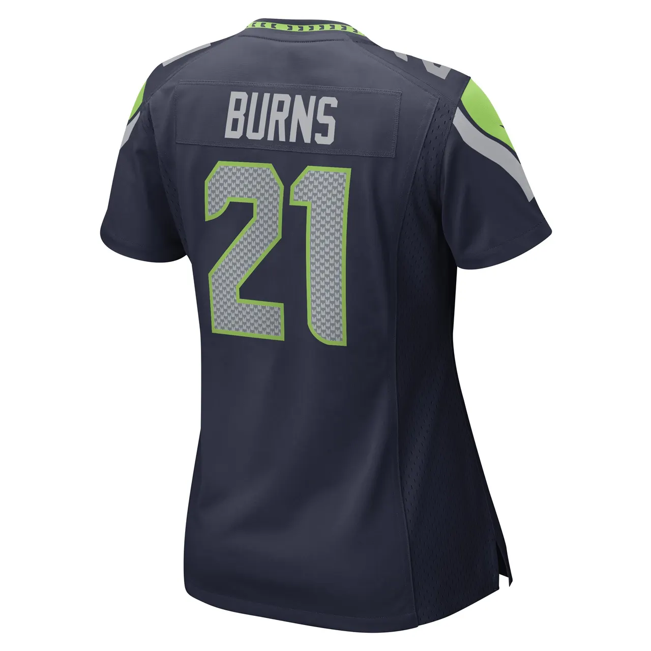 Artie Burns Seattle Seahawks Nike Women's Game Player Jersey - College Navy - Image 4