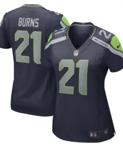 Artie Burns Seattle Seahawks Nike Women's Game Player Jersey - College Navy