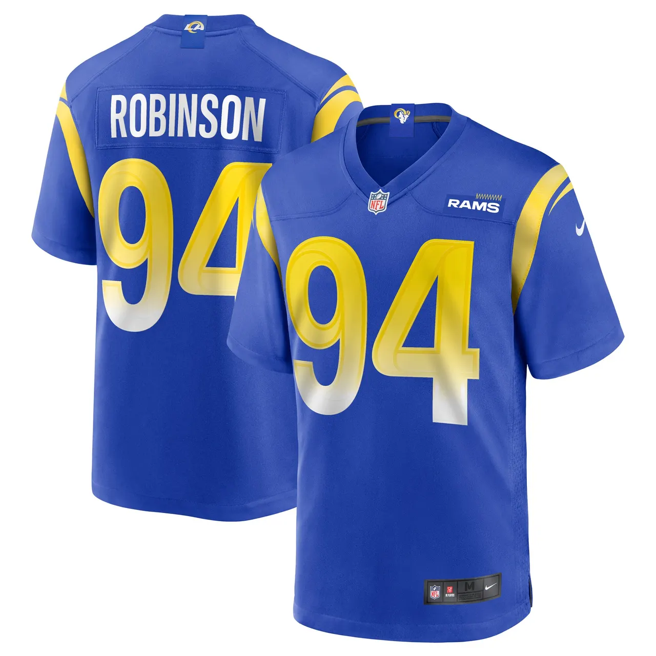 A'Shawn Robinson Los Angeles Rams Nike Game Jersey - Royal Blue - Image 2